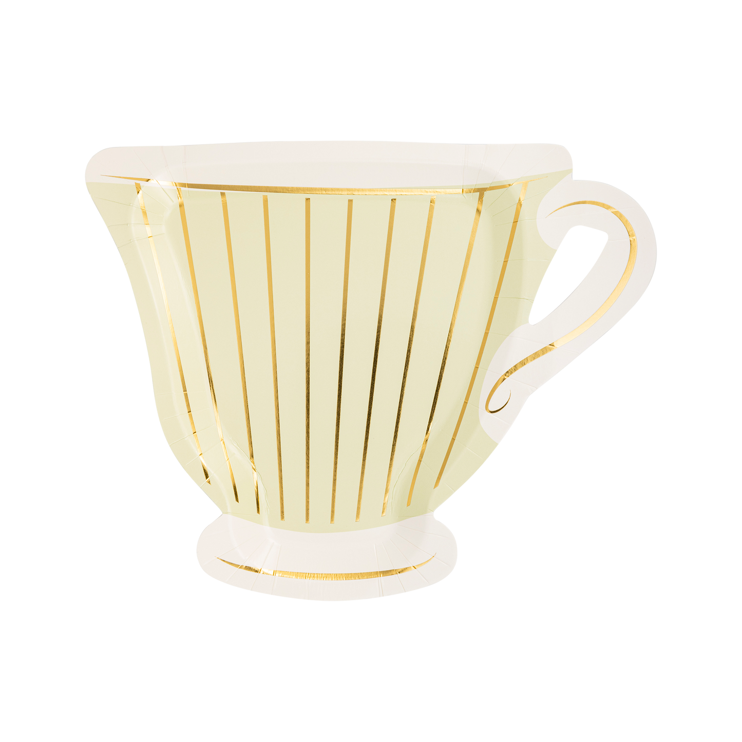 Tea Party Cup Shaped Paper Plate Set - 3 colors
