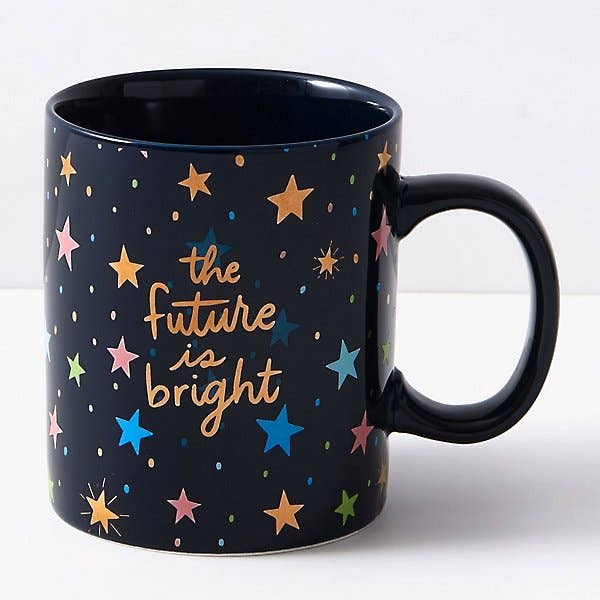 The Future is Bright Graduation Mug
