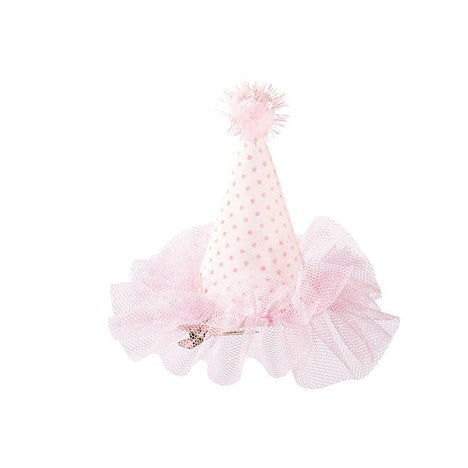 We Heart Pink Fabric Mini Hat