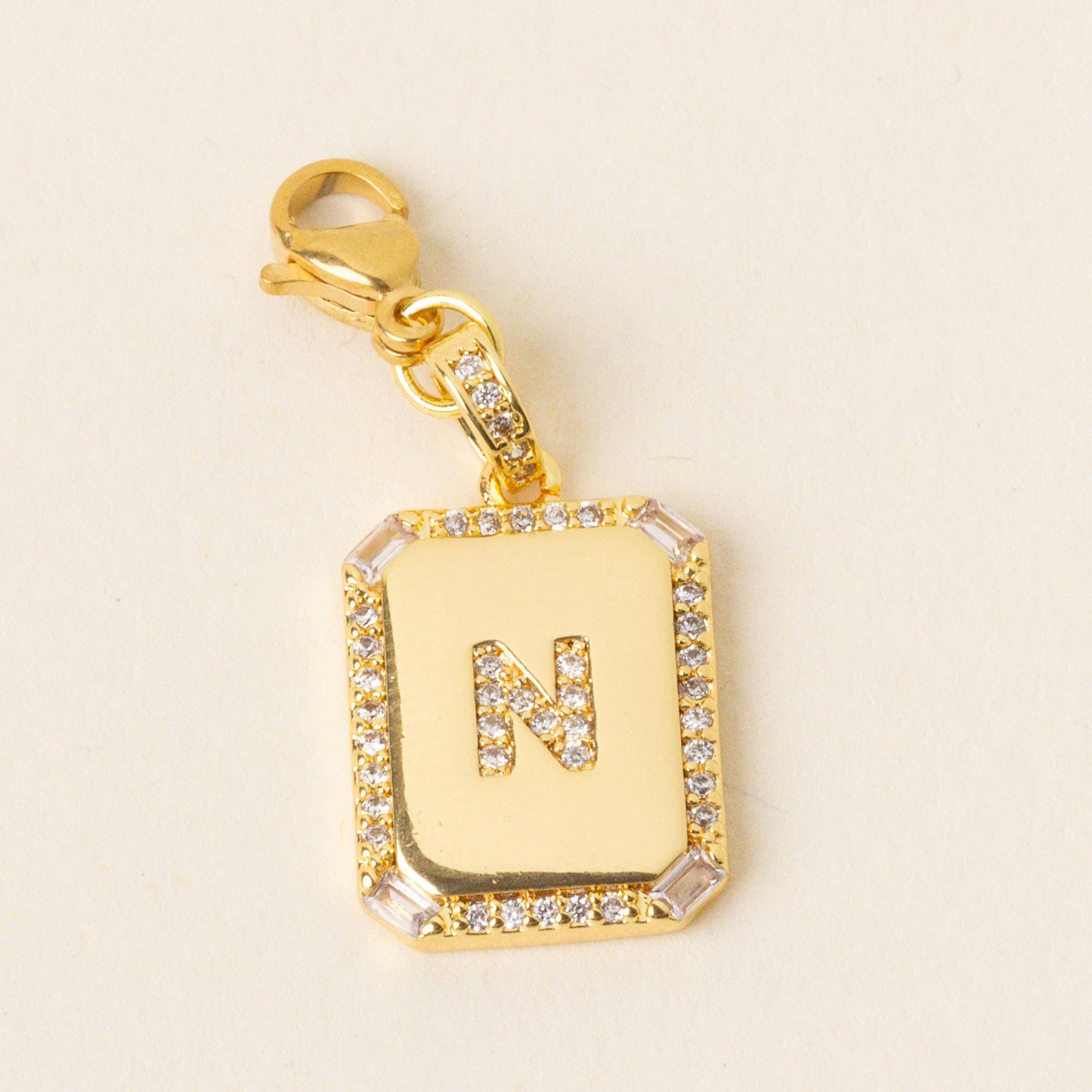 The Darling Effect - Jewelry Charm Initial Letter Gold-N