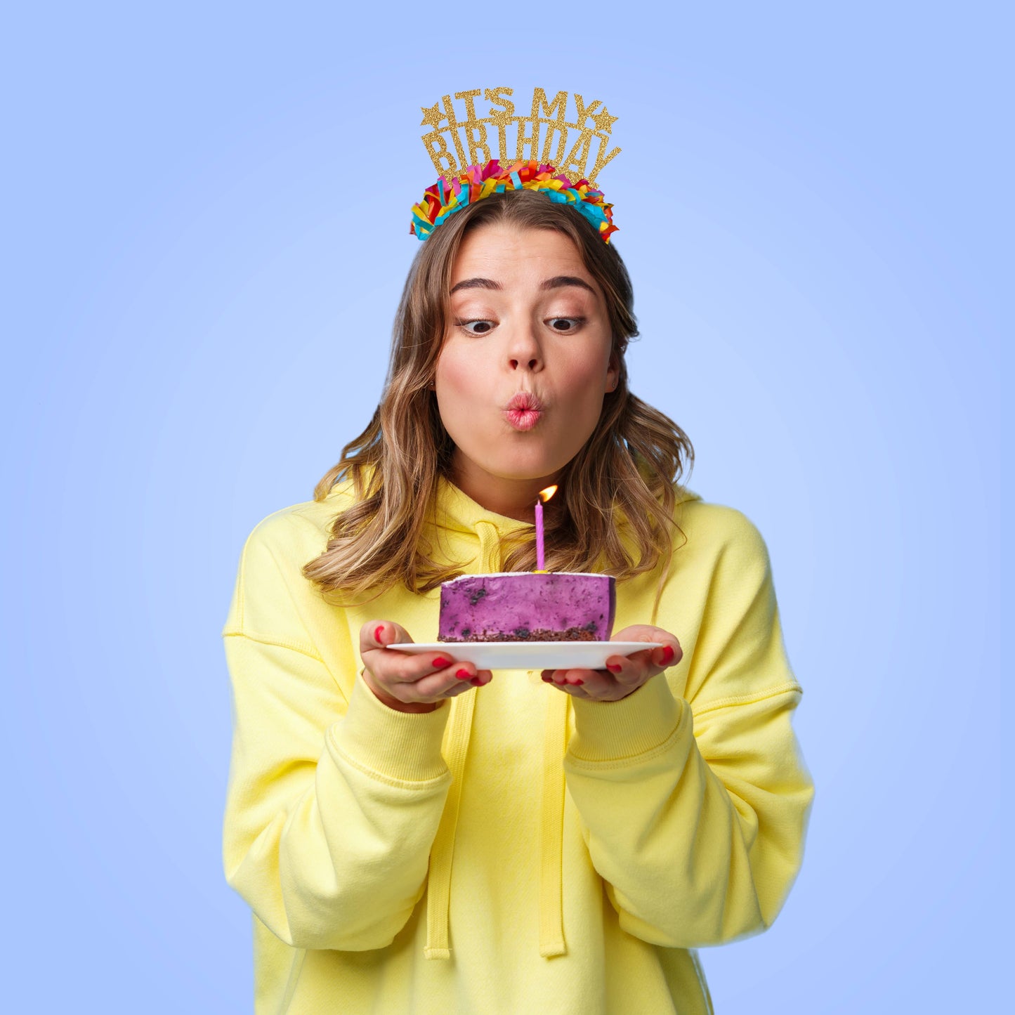It’s My Birthday Crown: Gold/multi