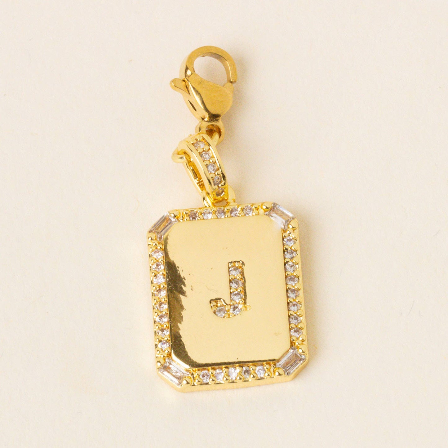 The Darling Effect - Jewelry Charm Initial Letter Gold-J