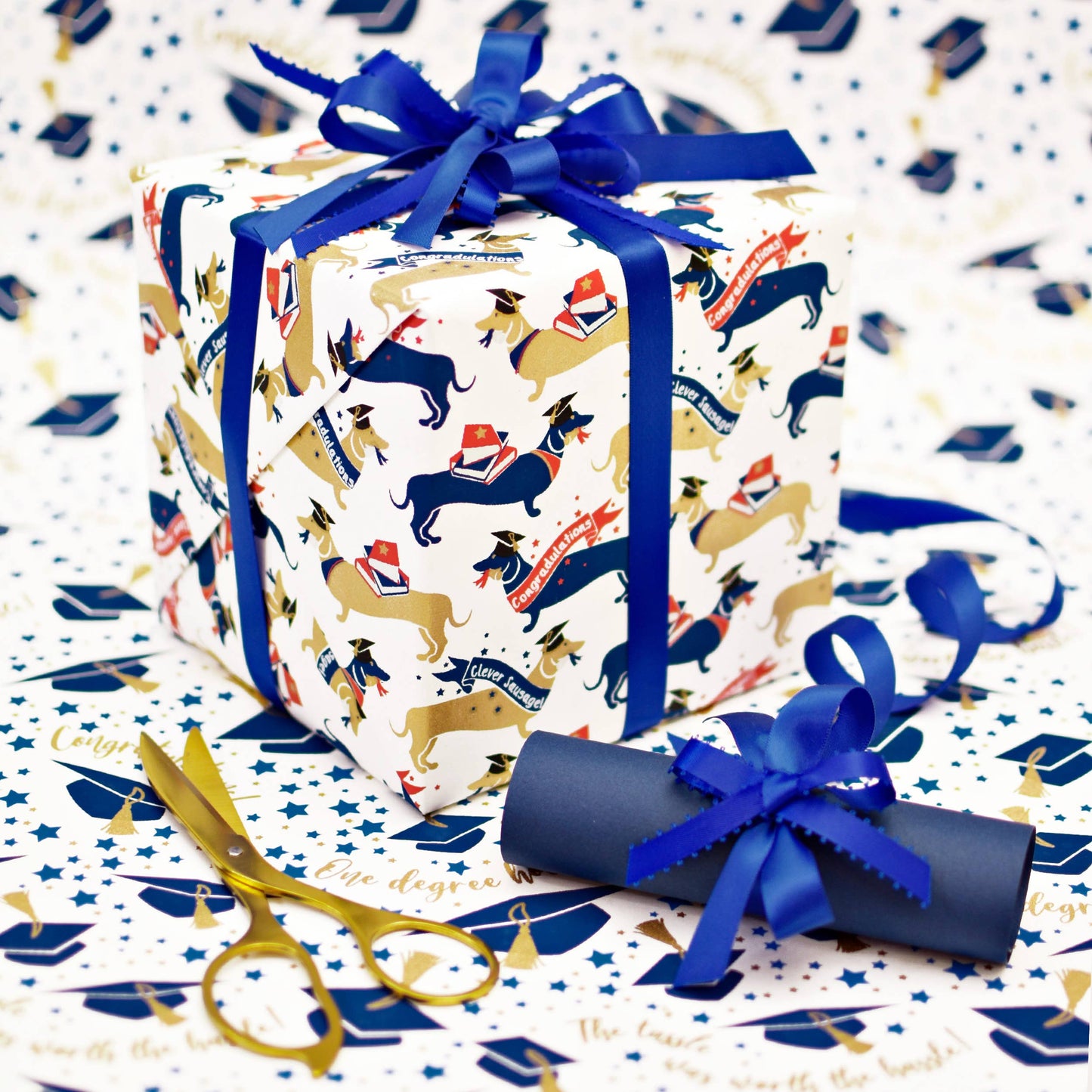 One Degree Hotter Roll Wrapping Paper Graduation