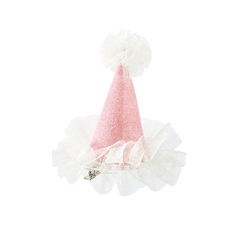 We Heart Pink Fabric Mini Hat