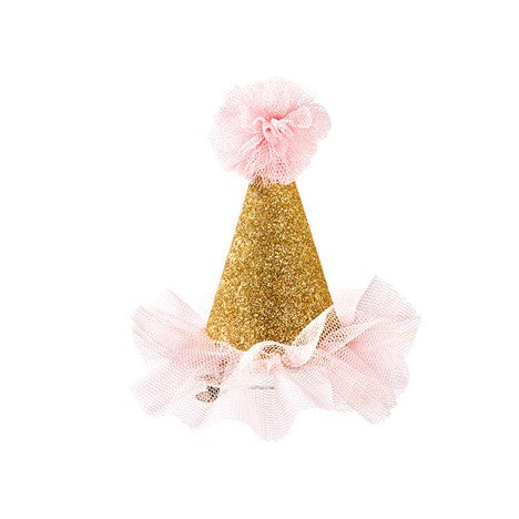 We Heart Pink Fabric Mini Hat