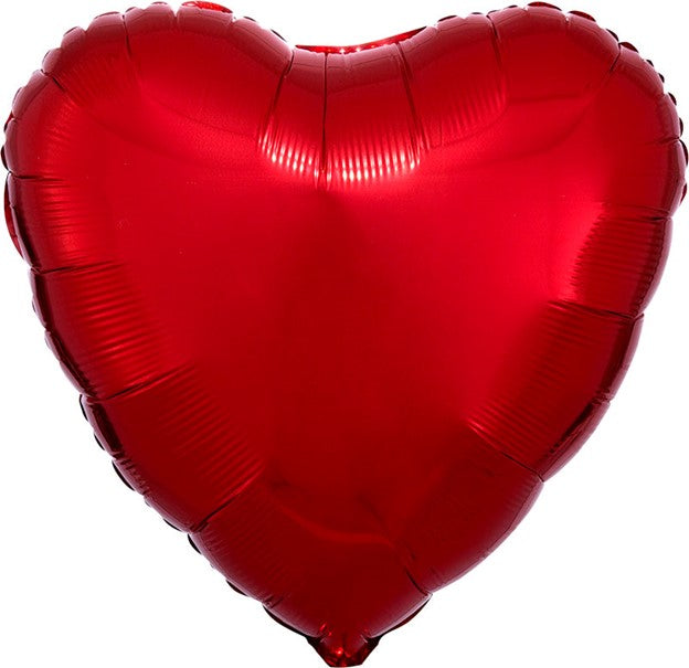 Red Heart Mylar balloon