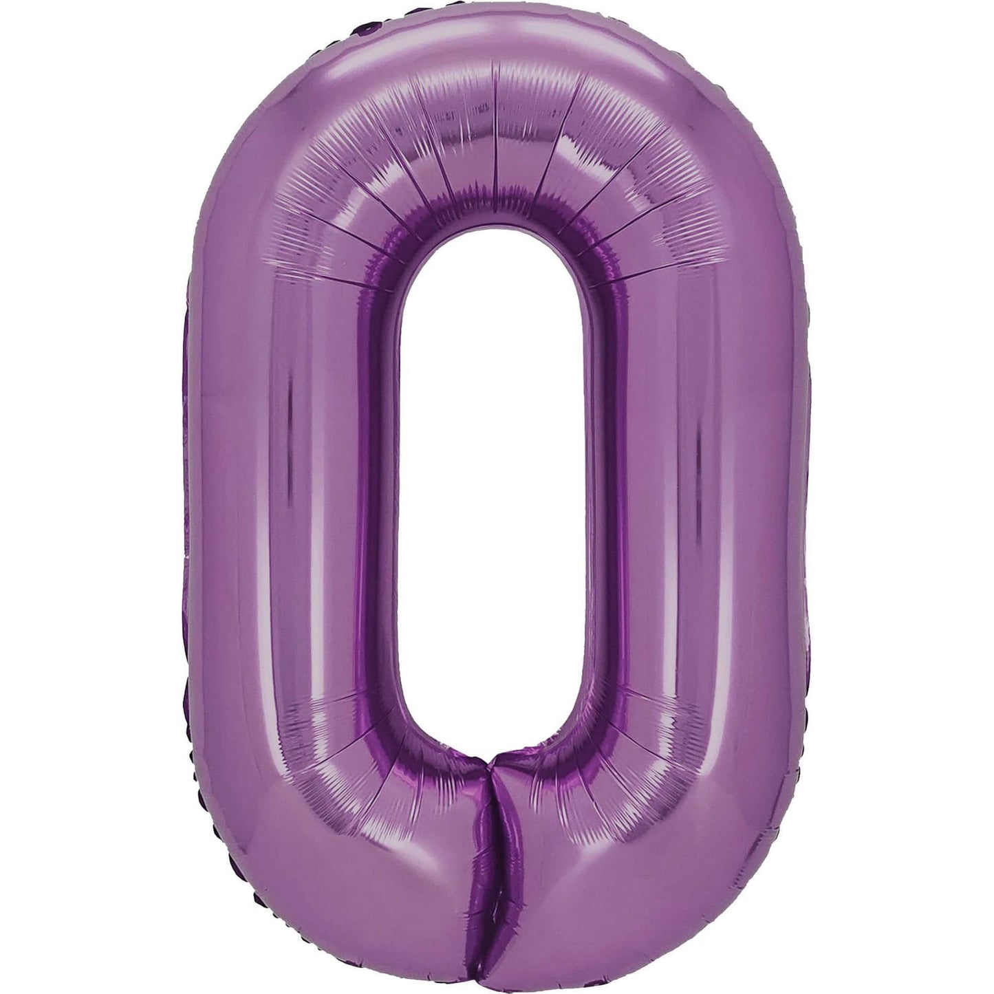 34" Lavender Mylar Balloon Number 0