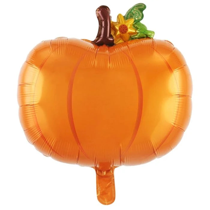 18" Fall Pumpkin Mylar Balloon