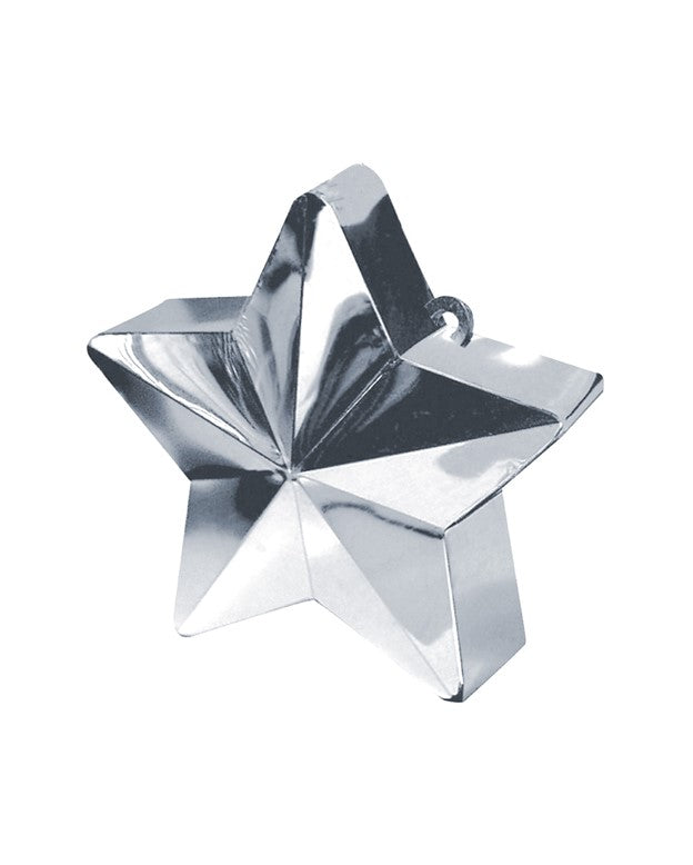 Star Balloon Weight Silver