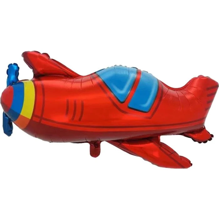 30" Vintage Airplane Mylar Balloon