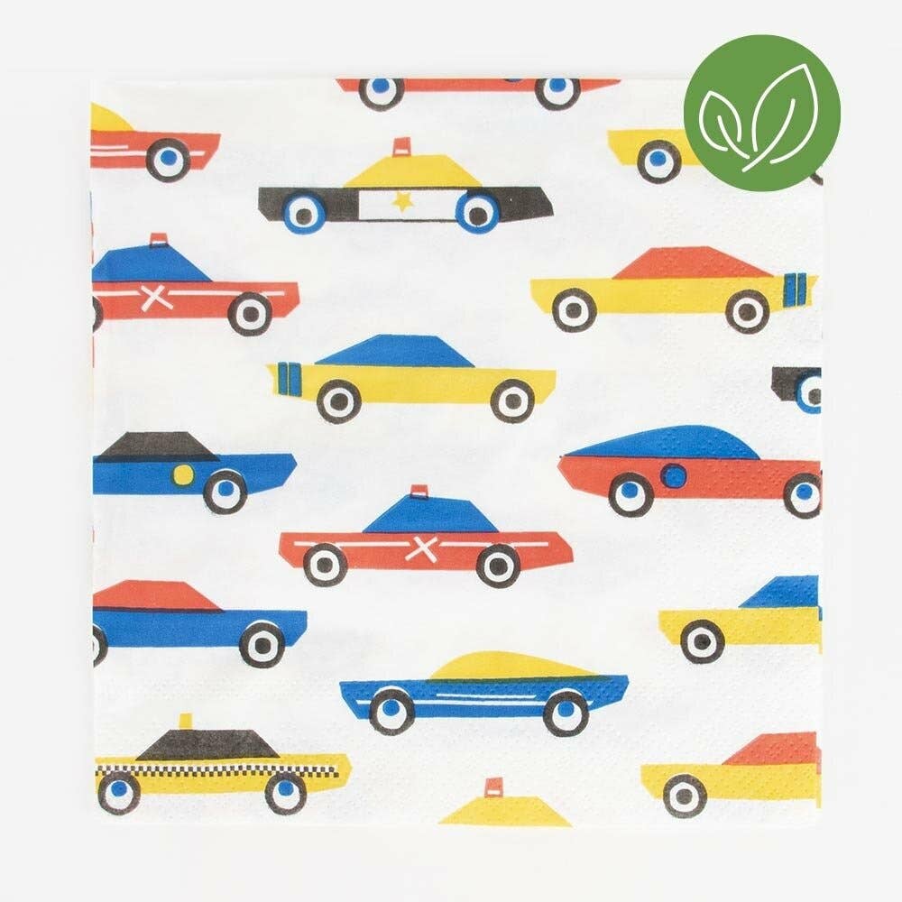 20 Car Napkins