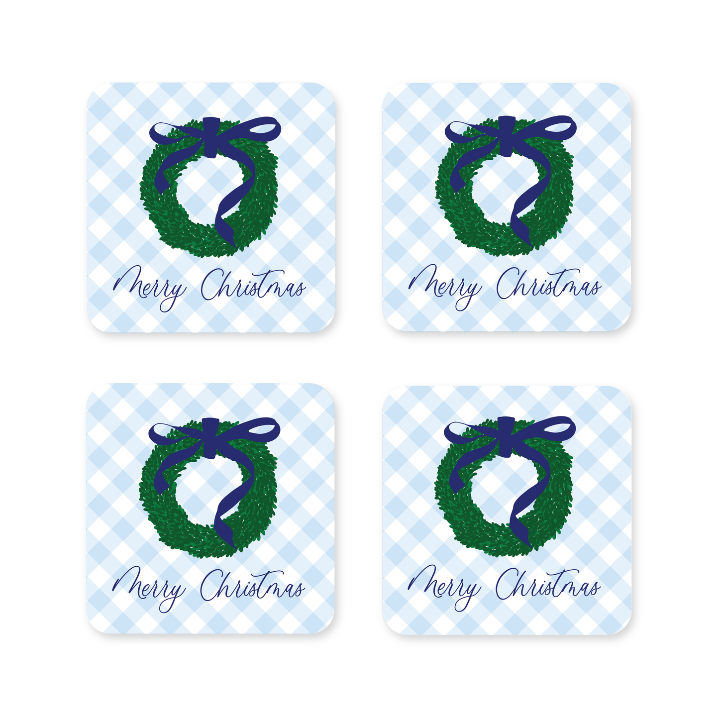 Christmas Wreath Coasters