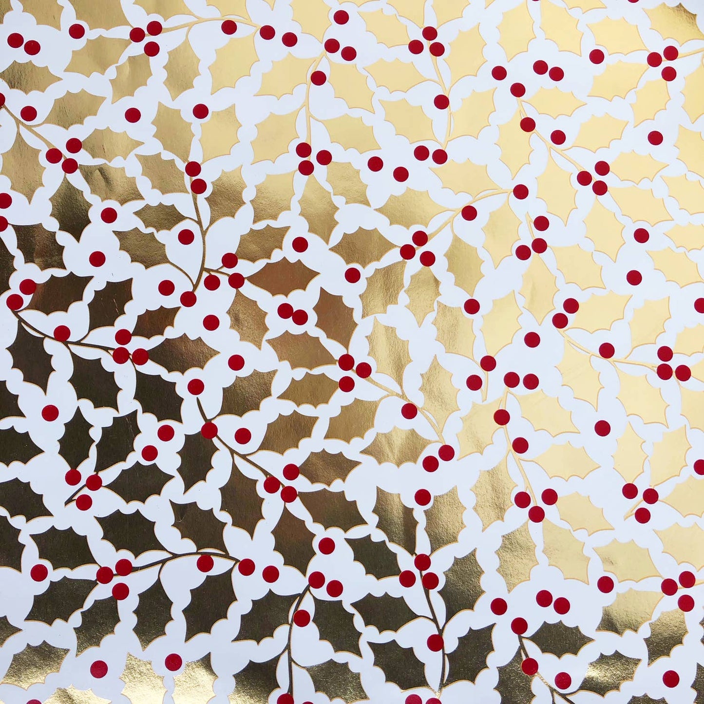 Elegant Holly Gift Wrap