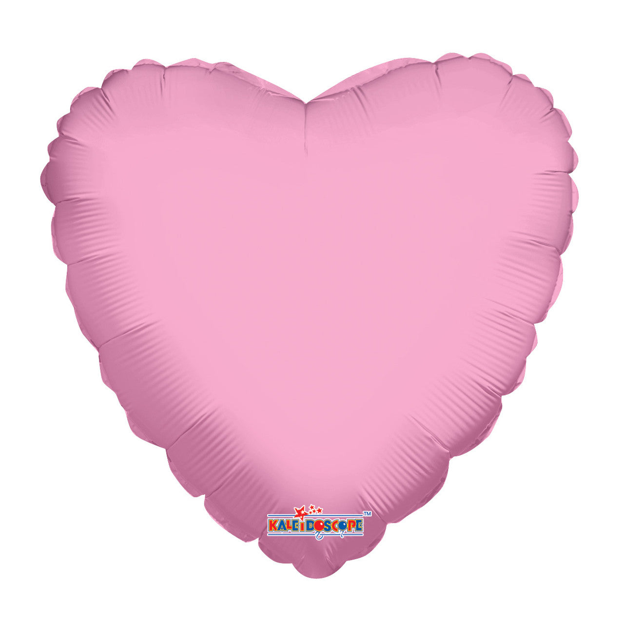 18" Heart Metalic Baby Pink Mylar balloon