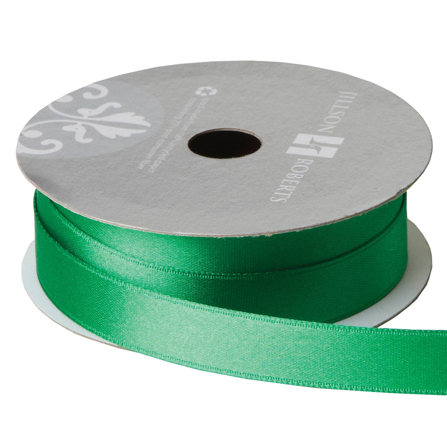Green Ribbon - Fancy Satin 5/8"