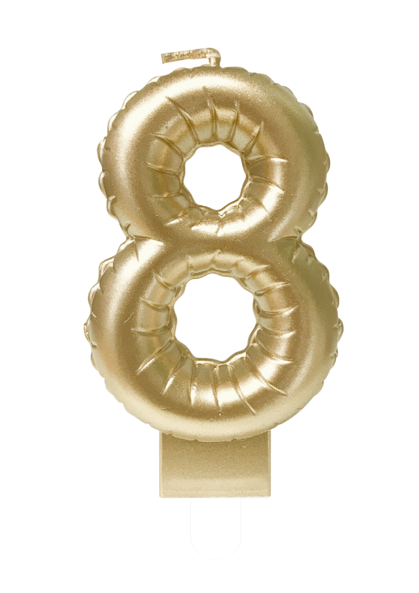 Balloon candle Rose Gold - 8