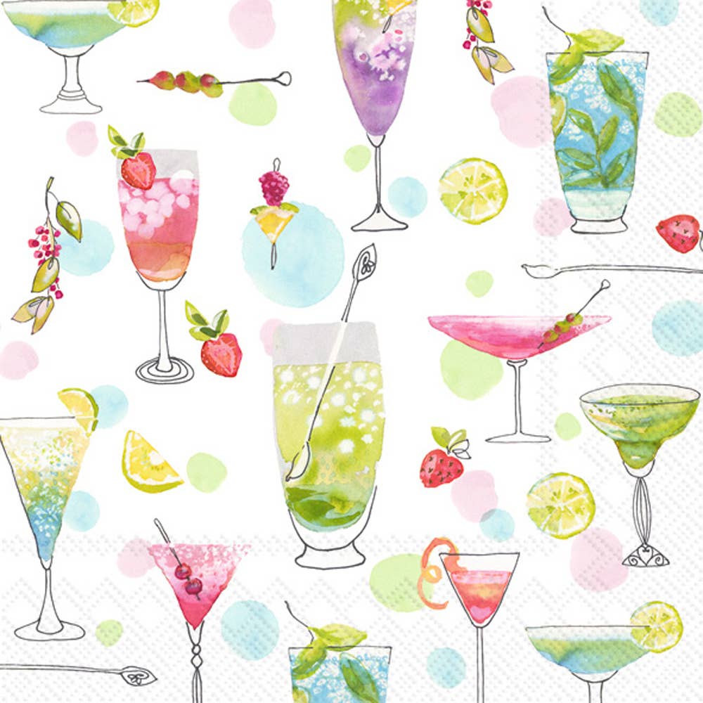 Paper Cocktail Napkins Pack of 20 Cocktails For Her