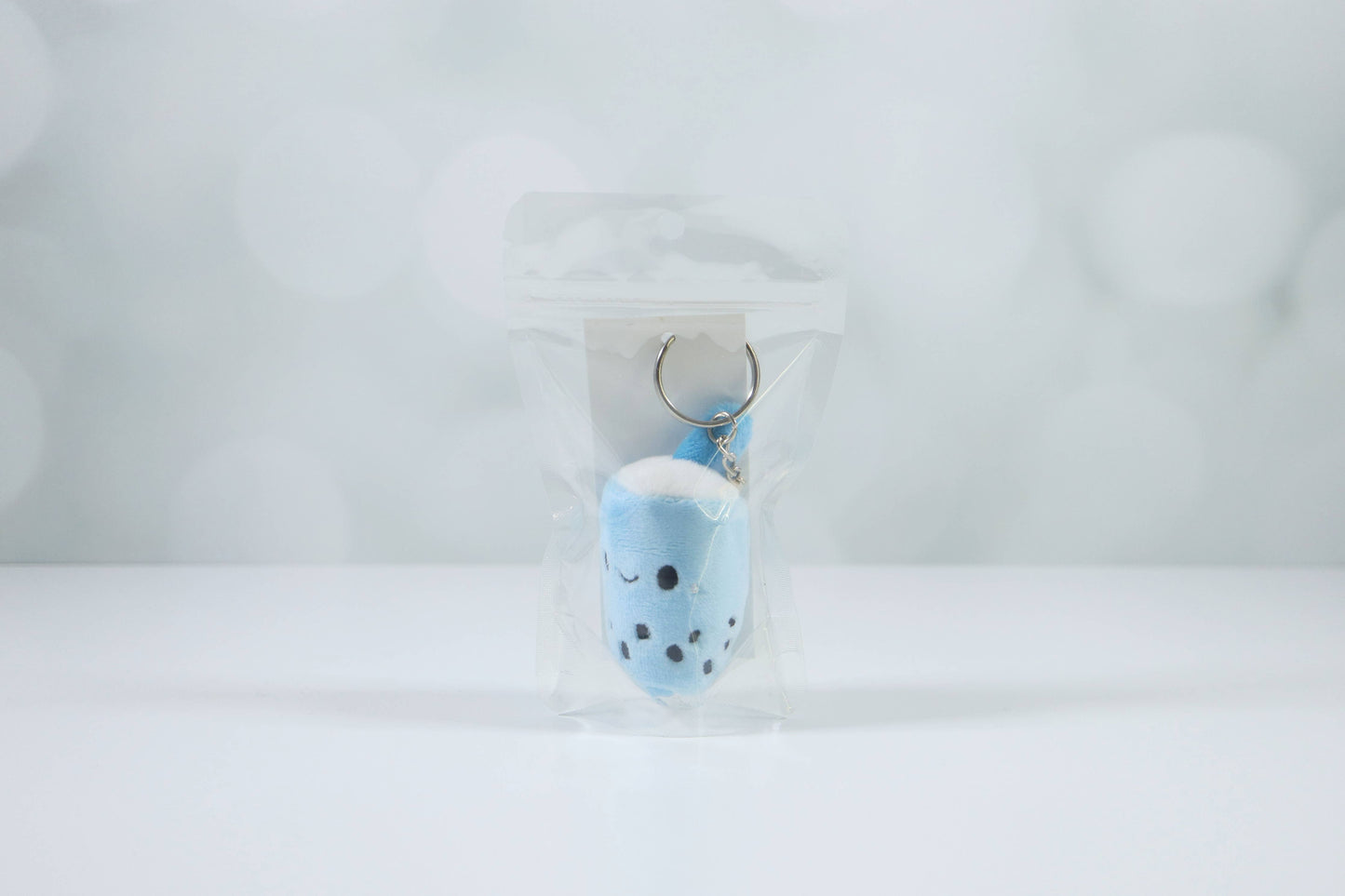 Boba Keychain - Light Blue