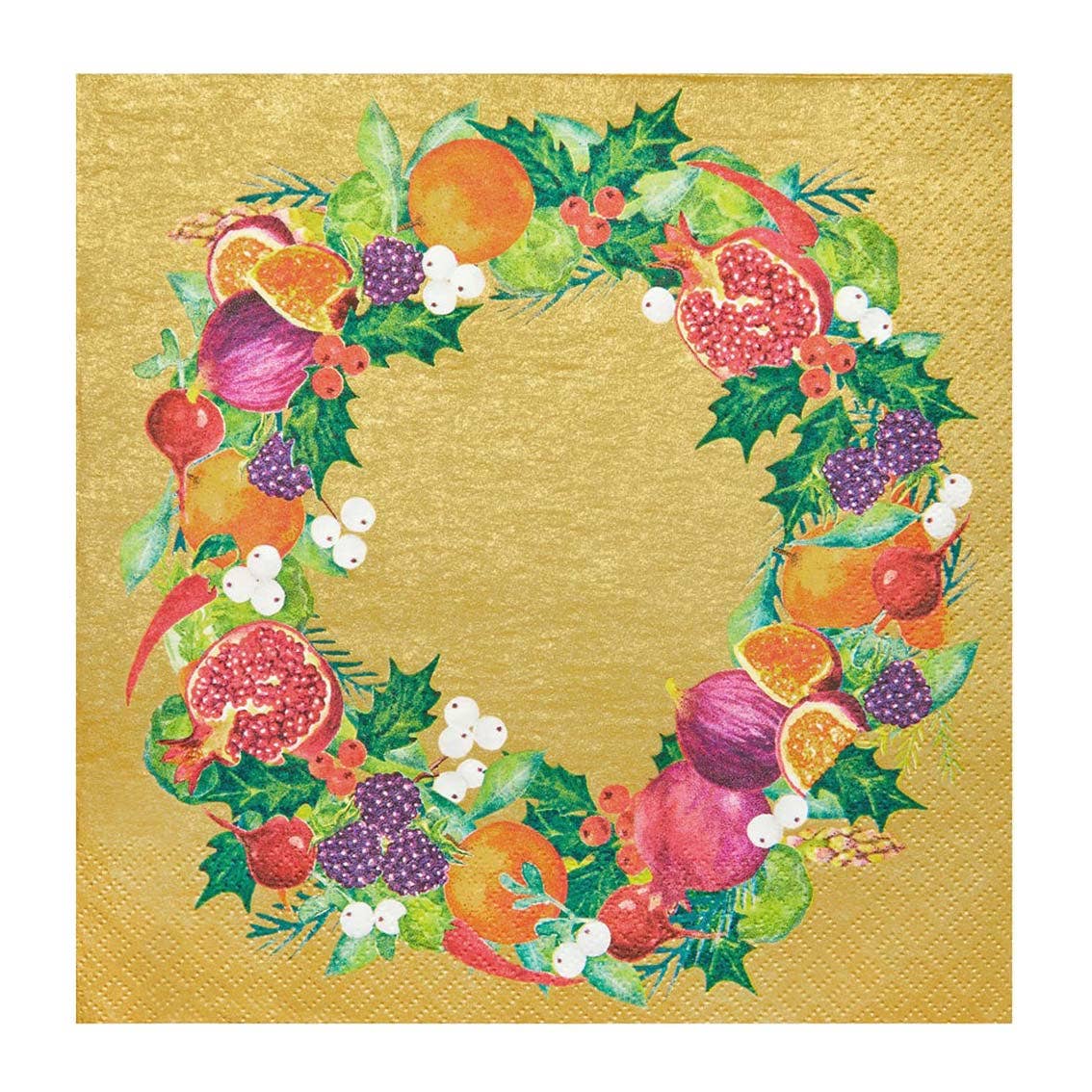 Cornucopia Gold Napkins - 20 Pack