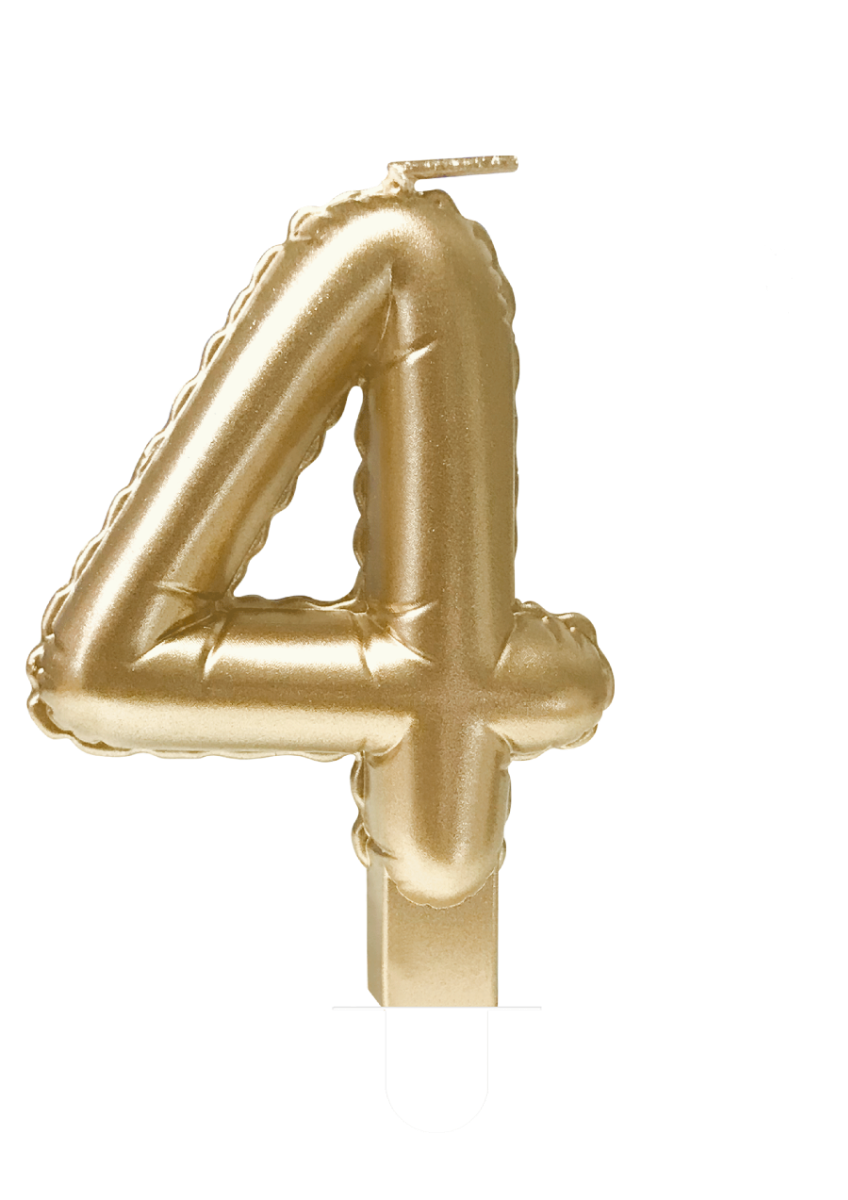 Balloon candle gold - 4