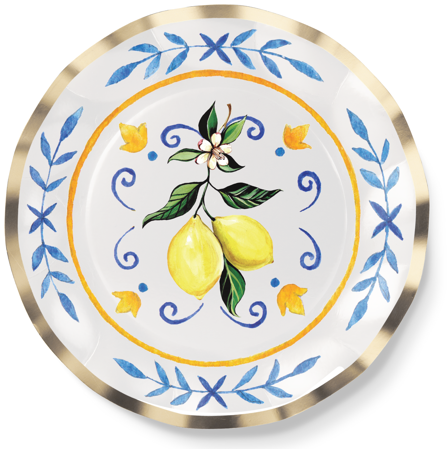Salad Plate Capri Coast Foil/8pk