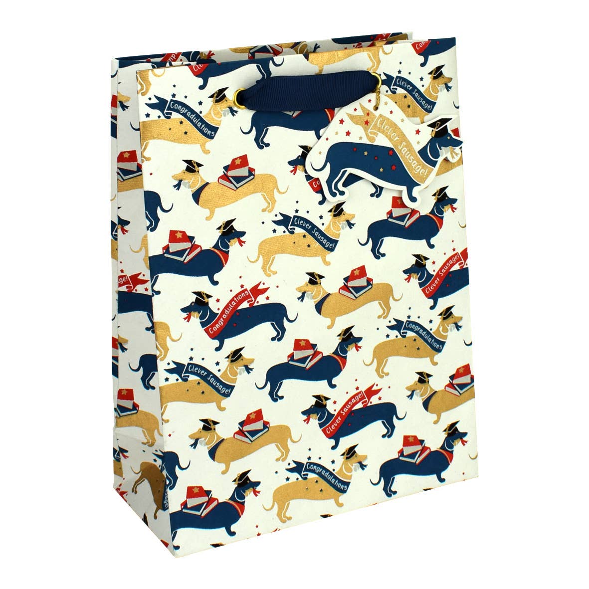 Clever Sausage Medium Gift Bag Graduation