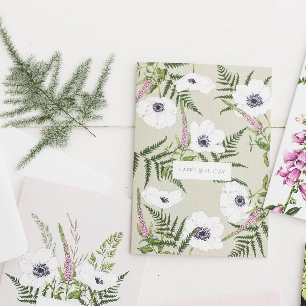 Wild Meadow - Happy Birthday card