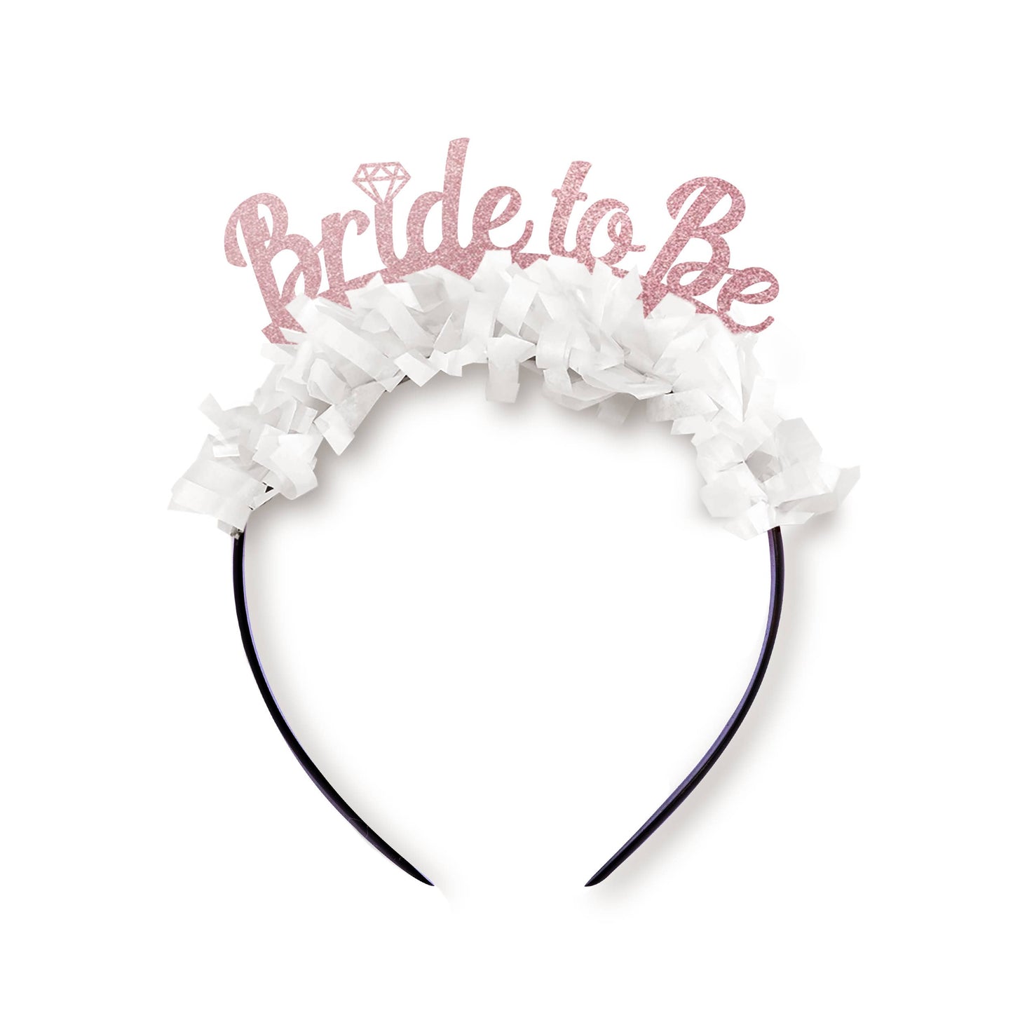 Bride To Be Bachelorette Party Headband Crown- Rose Gold