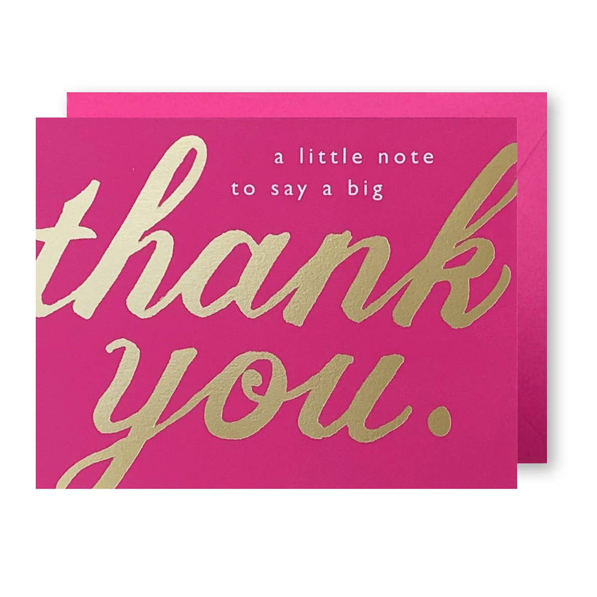 Big Thank You card