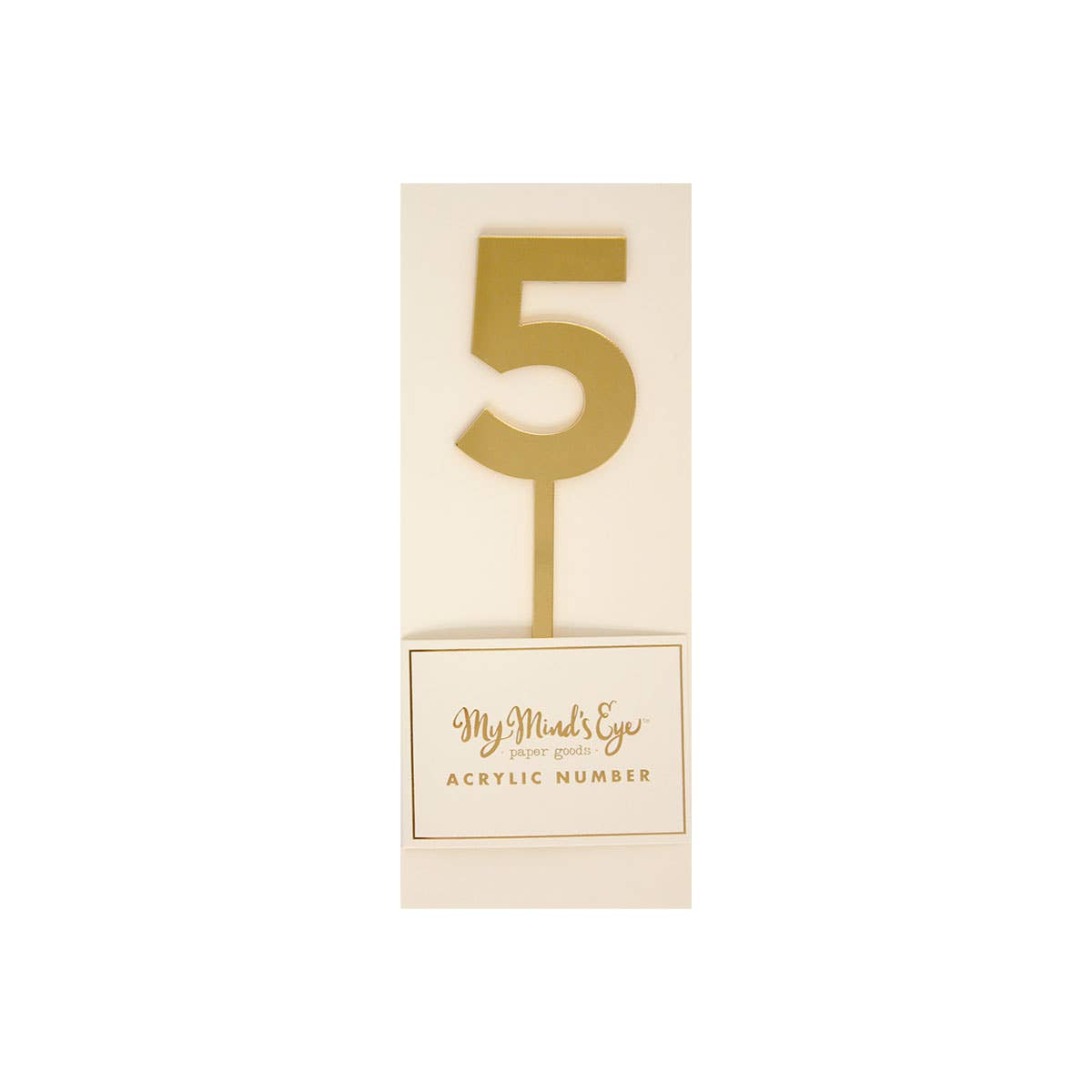Basic Gold Acrylic Number 5