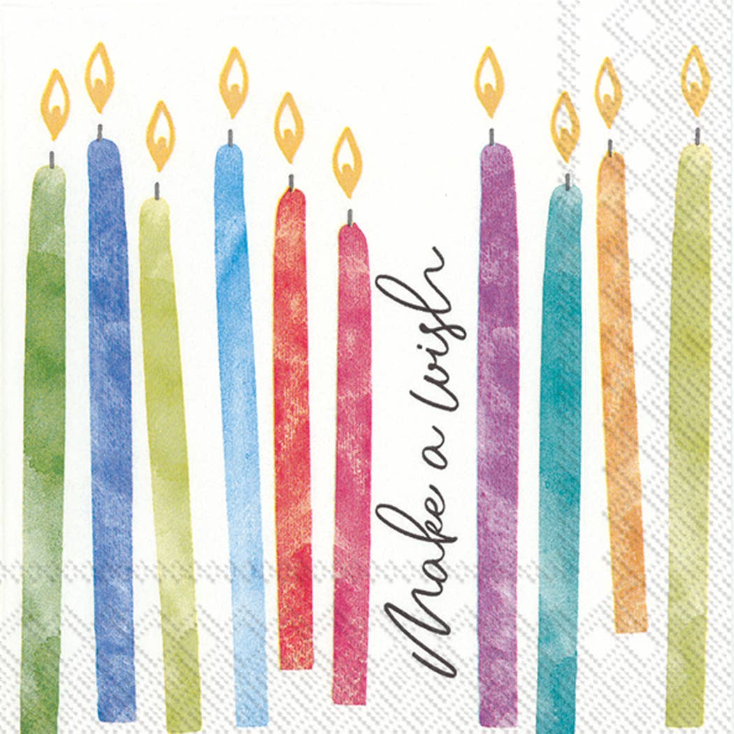 Paper Lunch Napkins 20 Count Birthday Wish