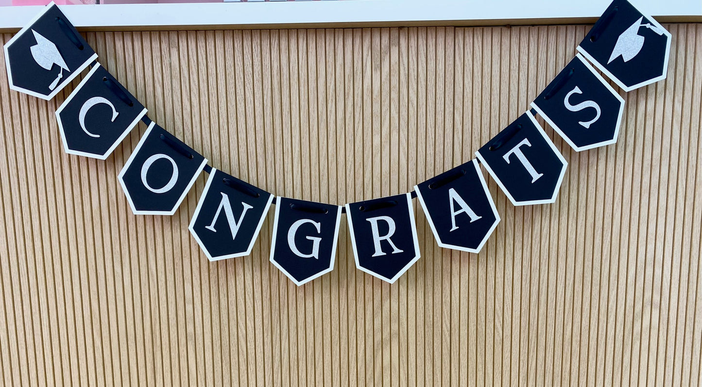 Graduation Banner - "CONGRATS"