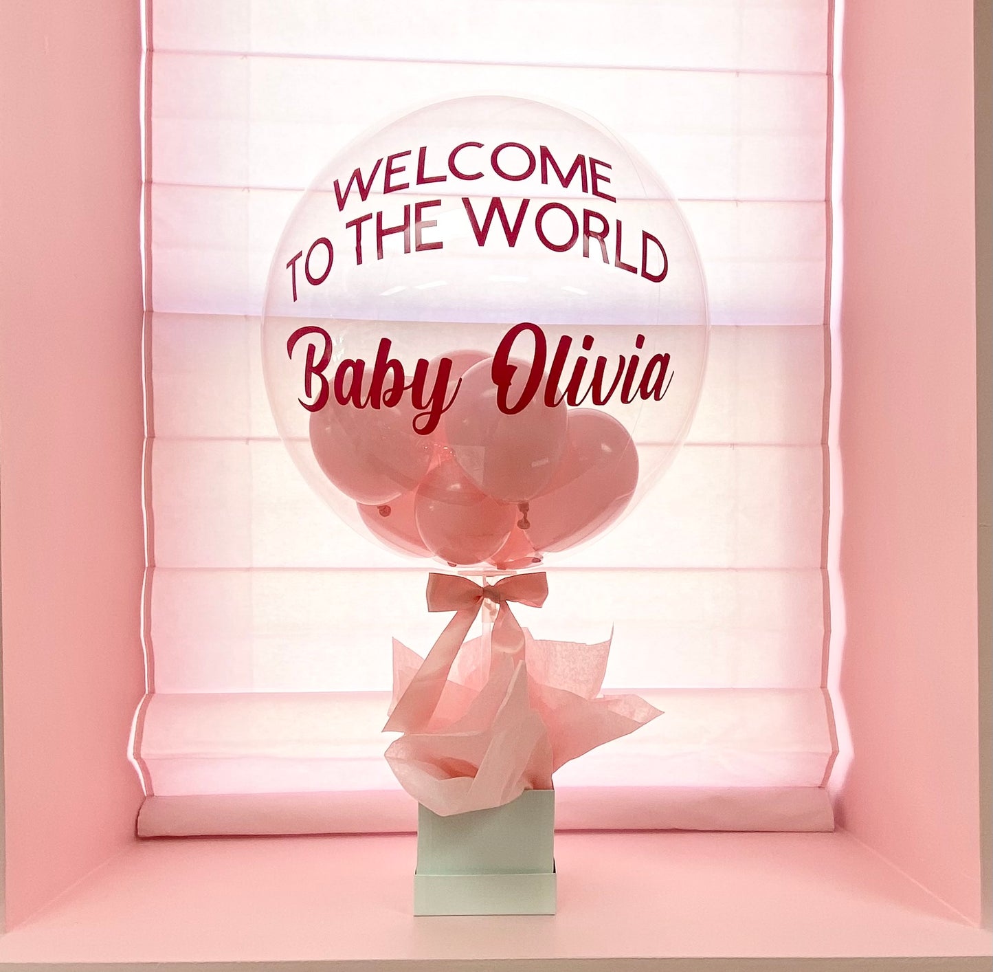 Customized Clear Balloon Gift set