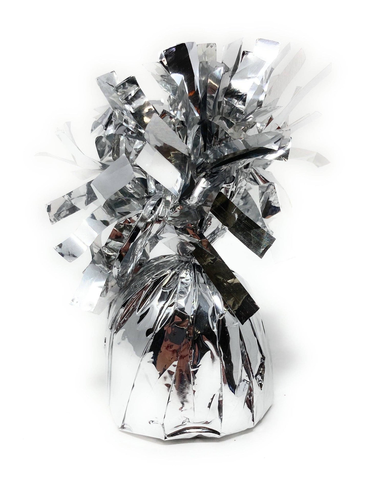 1 Metallic Balloon Weights - silver