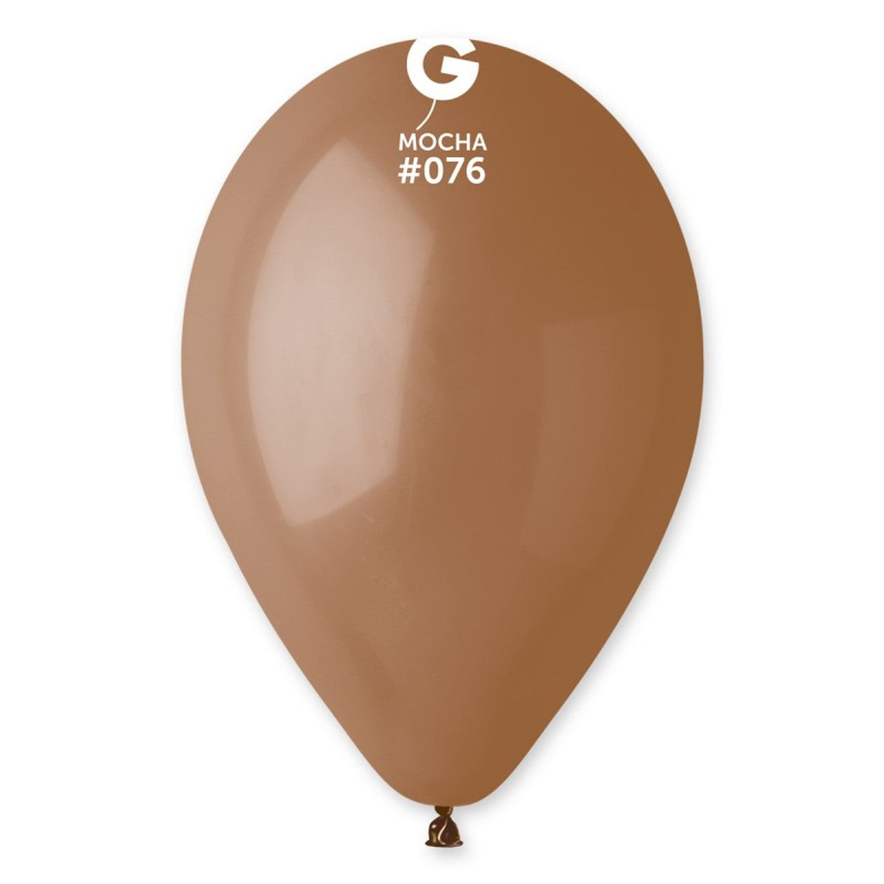 Mocha latex balloon 11"