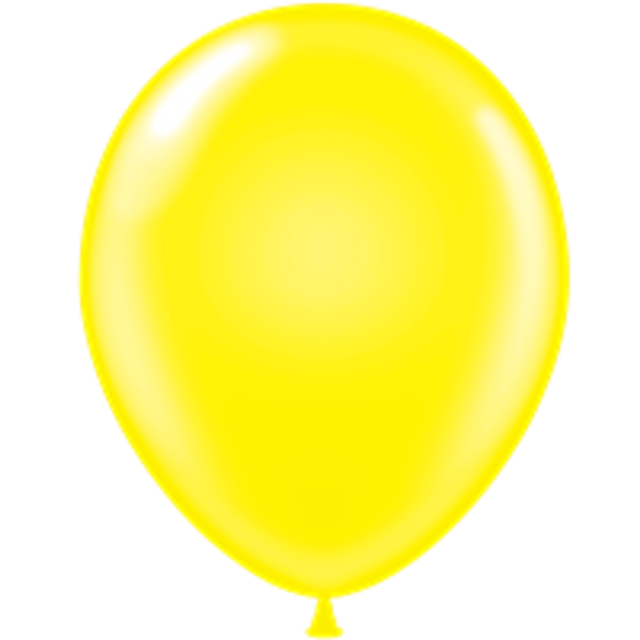Yellow latex balloon 11"