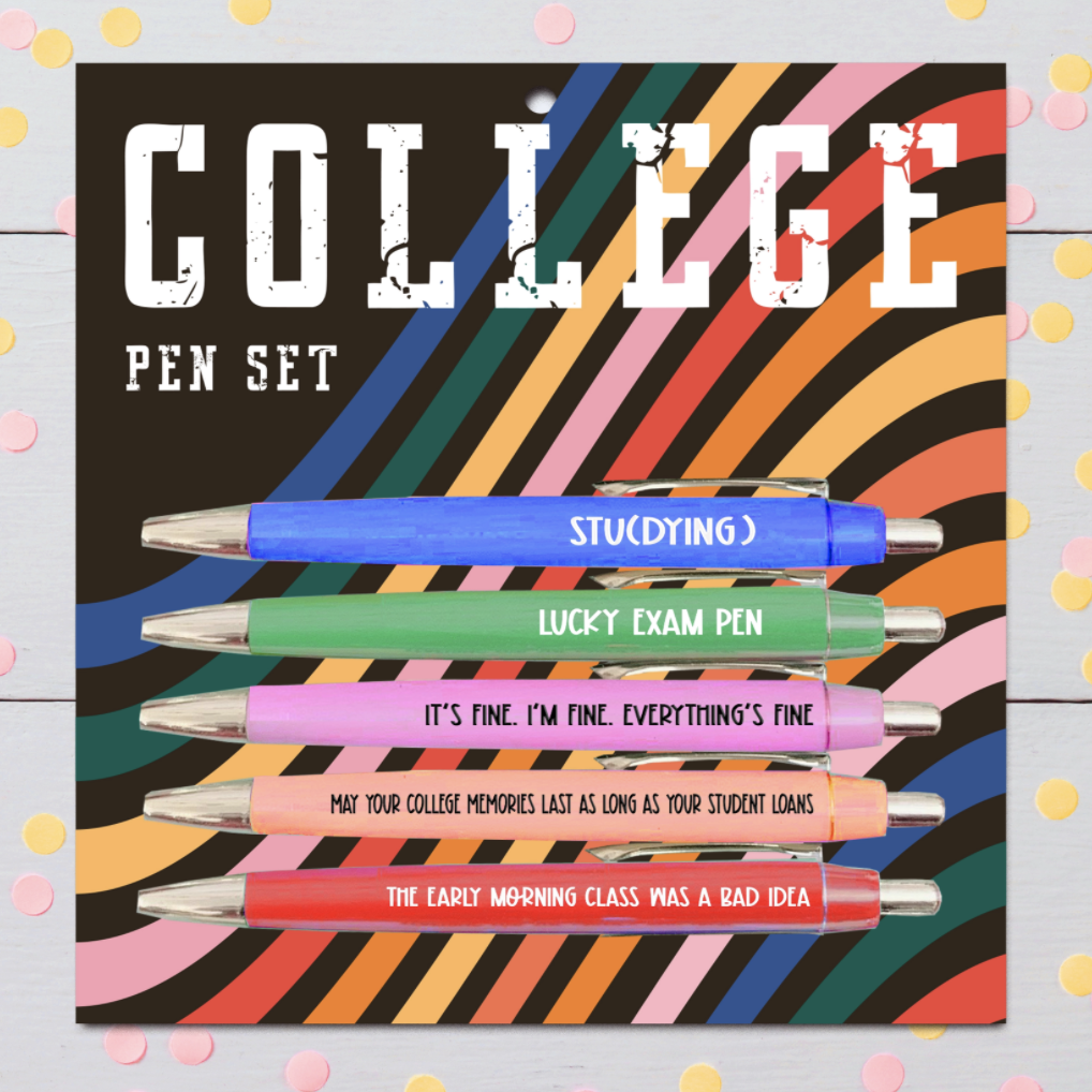 Fun College Pen Set
