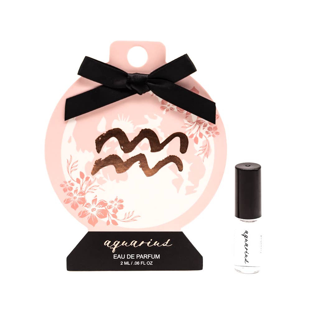 Aquarius - Zodiac Perfumette Card