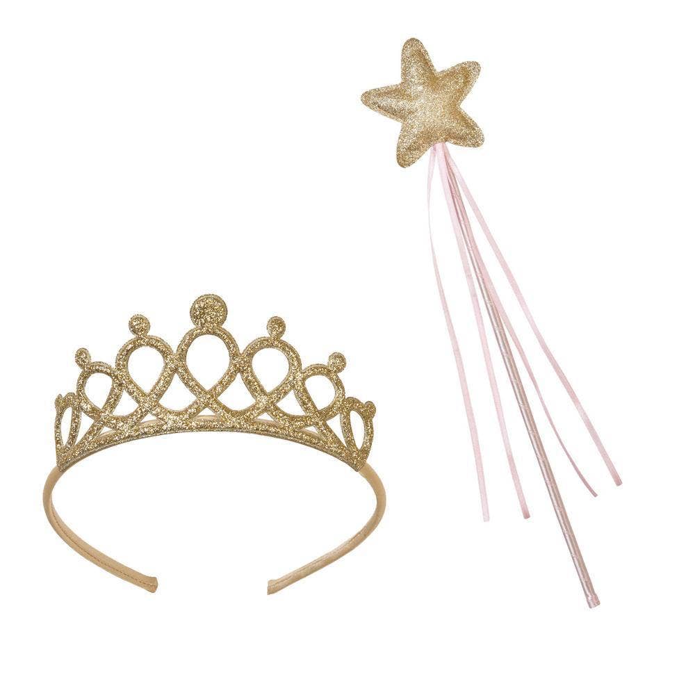 Pink & Gold Wand & Tiara Set Pink & Gold Wand & Tiara Set