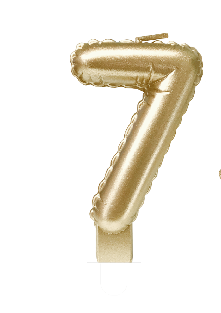 Balloon candle gold - 7