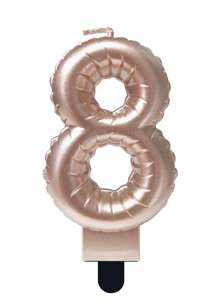 Balloon candle Rose Gold - 8