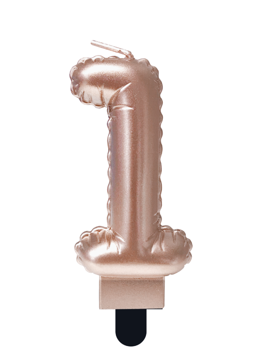 Balloon candle Rose Gold - 1