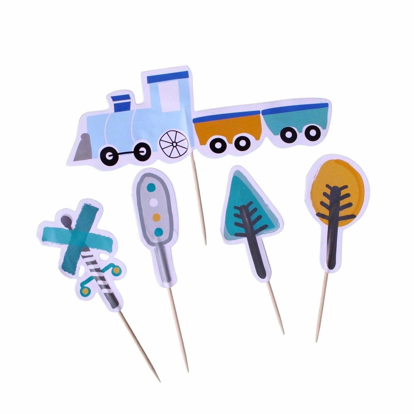 Steam Train Toppers (Set of 12)