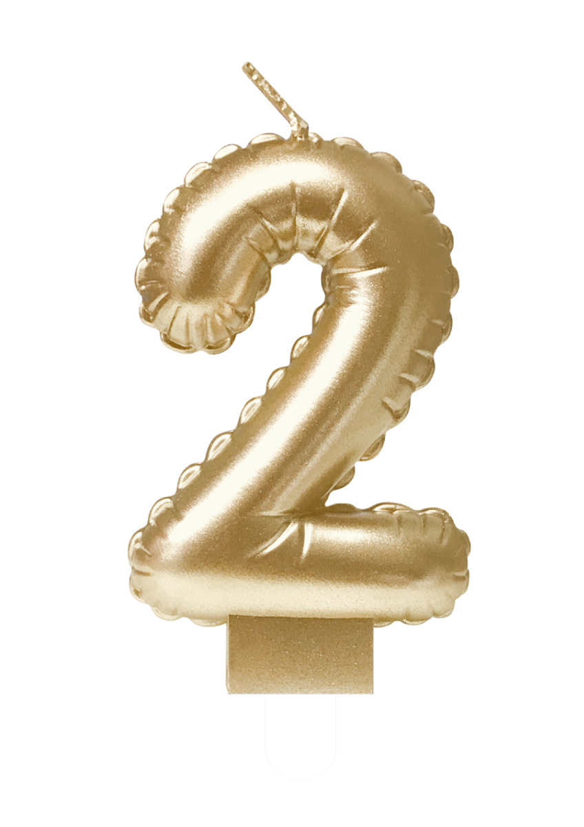 Balloon candle gold - 2
