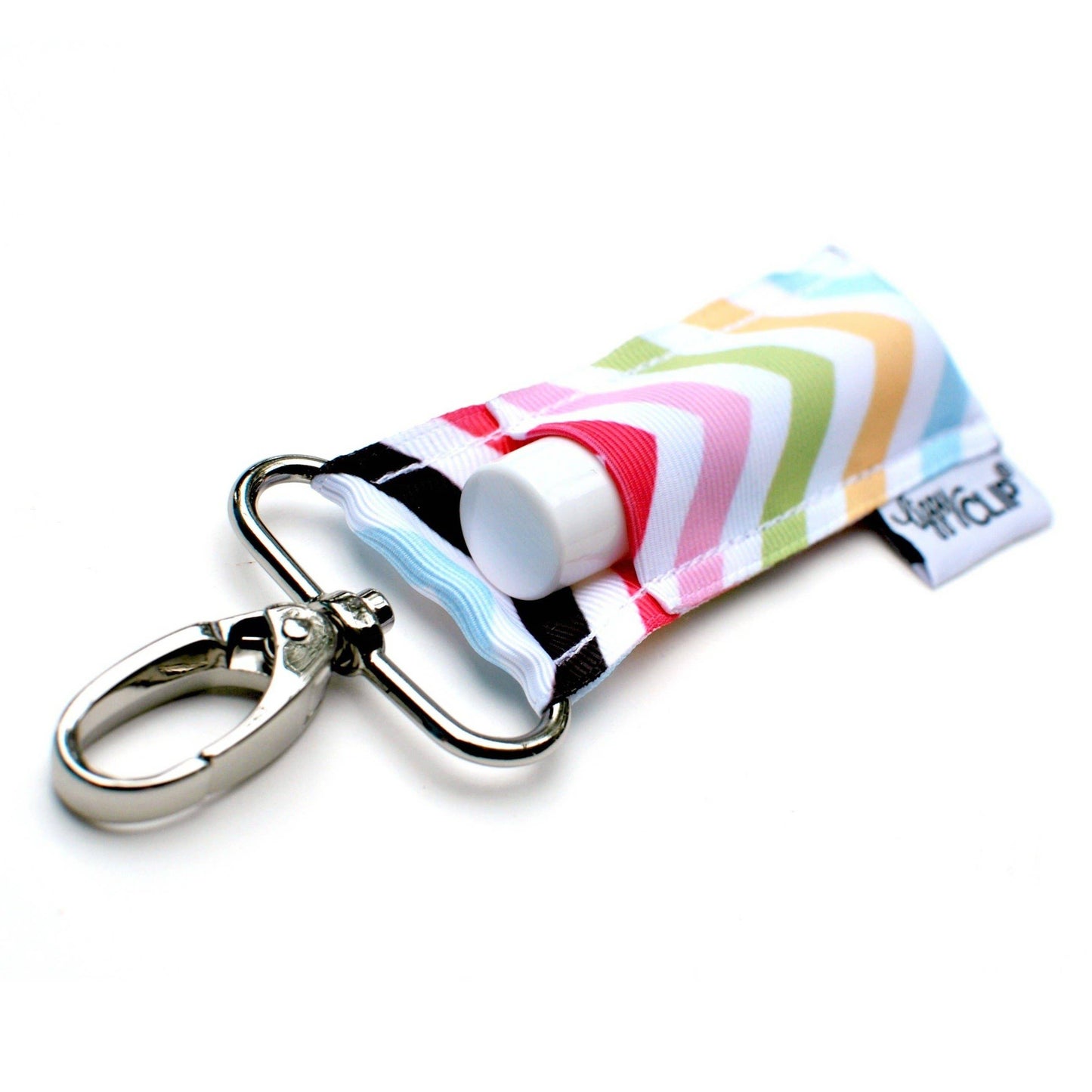 Pastel Chevron LippyClip® Lip Balm Holder for Chapstick