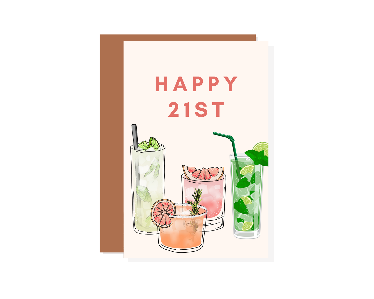 Happy 21st Birthday Card