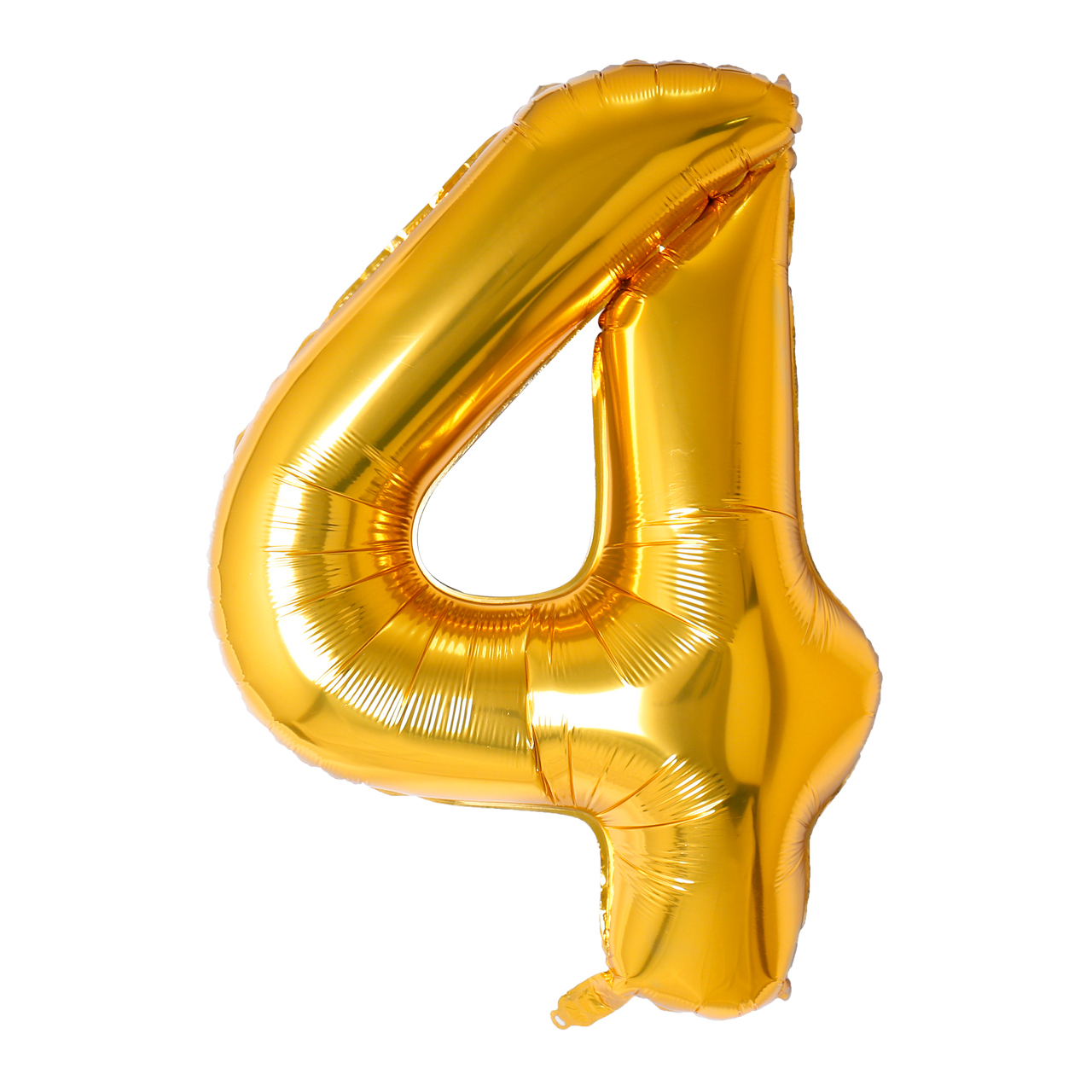 Gold Foil Number 4 balloon 34"