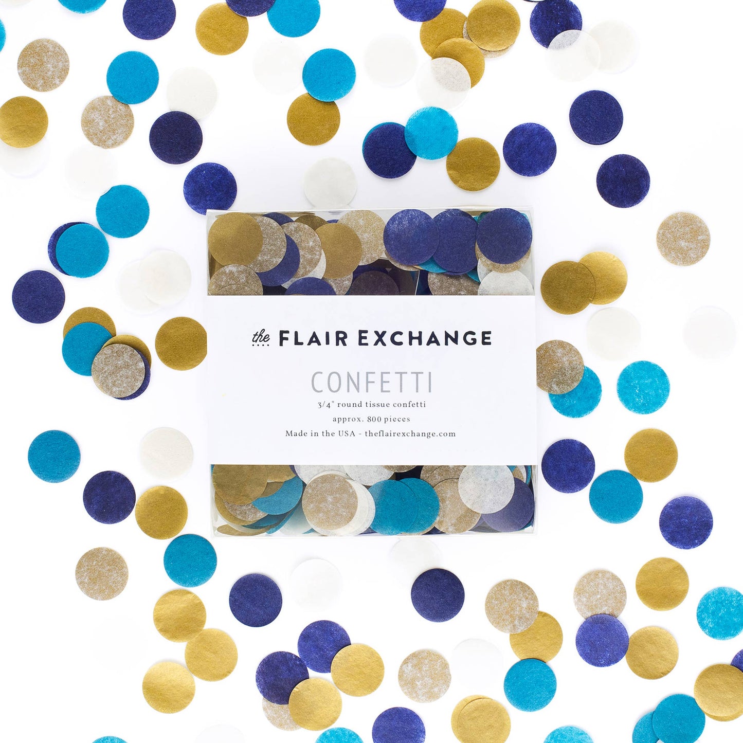 Indigo Hand-Cut Confetti