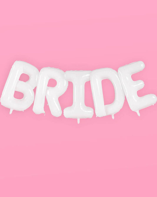 XL Bachelorette Bride Balloons, 40" Bridal Shower Decor