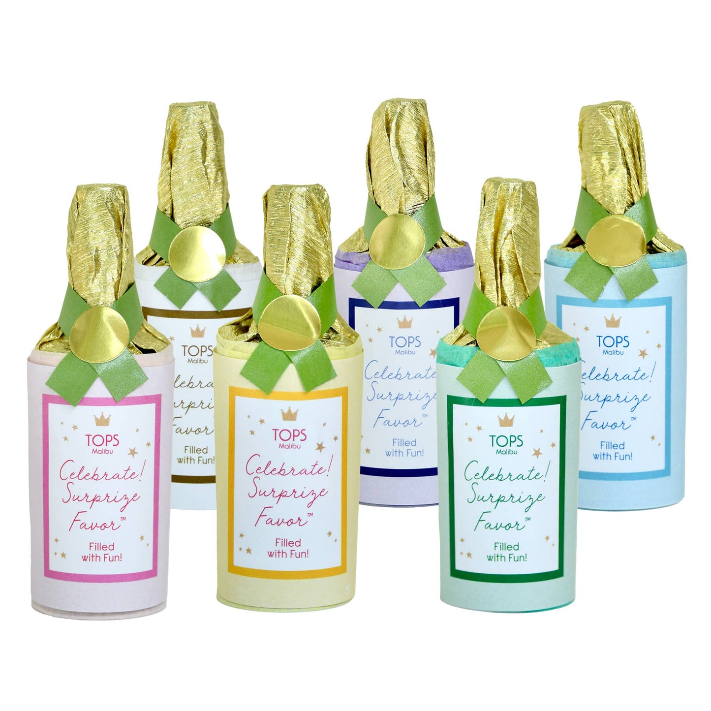 Tabletop Surprise - Celebrate - Champagne Bottle - Asst Clrs